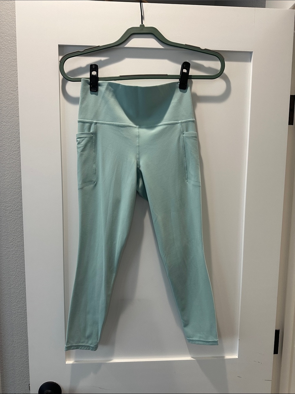 Athleta High-Waist Pocket Leggings - Light Mint